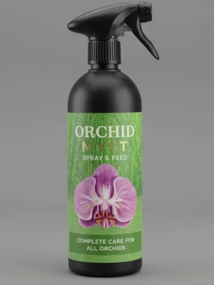 Embalagem de Orchid Myst 750 ml spray revitalizante e adubo foliar para orquídeas