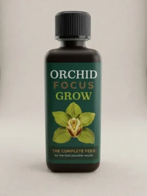 Embalagem de adubo líquido Orchid Focus Grow 300ml para nutrição e crescimento de orquídeas