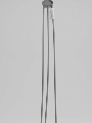 Conjunto de Alças plásticas 50cm de cor preta para pendurar vasos de orquídeas e plantas suspensas